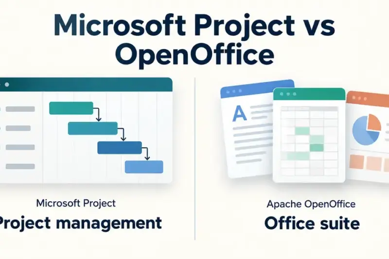 Microsoft Project vs OpenOffice: Project Management and Office Suites Compared